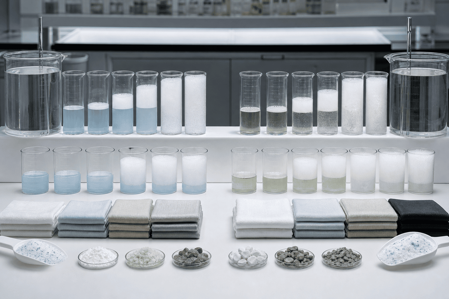 Comparaison contrôlée des performances d’une lessive en eau douce et en eau dure